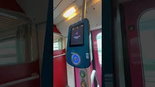 A not working HSL card reader in an EIL train carriage