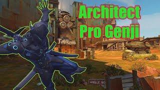 Genji GamePlay - Architect Pro Korean Genji - Overwatch Season 14