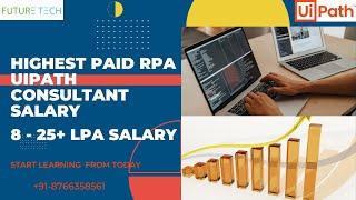 RPA Developer Salary |  Sr RPA Consultant Average salary in India for 2024?