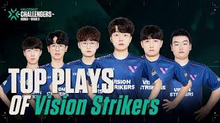 Top Plays of Vision Strikers | PLAYOFFS Highlight #8 | VALORANT Challengers KR