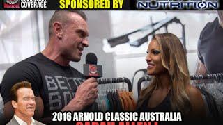 Australian Bikini Pro Sarah Allen At The 2016 Arnold Australia