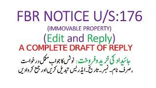 #Tech4all #FBR #FbrNoticeUnderSection176OfIncomeTax    FBR Tax Notice under Section 176 Of Inome Tax