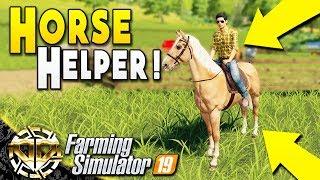 HORSE HELPER : MAKE MILLIONS FROM HORSES : Farming Simulator 19 Gameplay : Ravenport EP 13