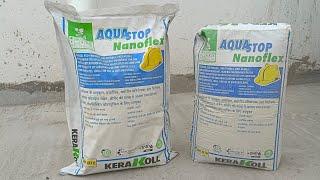 How to use kerakoll nanoflex aquastop || kerakoll monoflex aquastop || kerakoll waterproofing