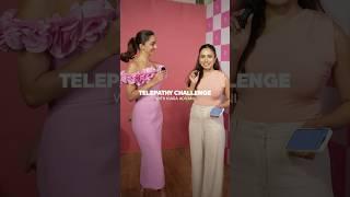 Telepathy Challenge With Kiara Advani 🩷 | #kiaraadvani #telepathychallenge #ponds