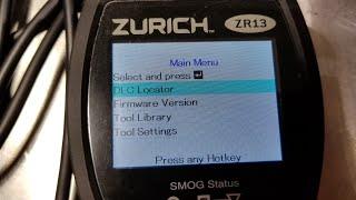 Harbor Freight Zurich ZR13 Premium Next Generation Universal OBD2/E Code Reader/Diagnostic Tool