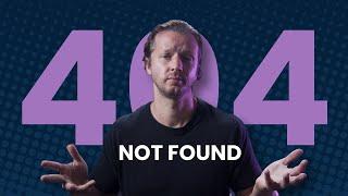 The UI/UX of 404 Page Design