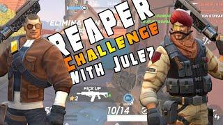 GUNRAG SINGH+ JULEZ REAPER CHALLENGE |GUNS OF BOOM GAMEPLAY