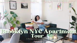 APARTMENT TOUR SERIES- NYC Apartment Tour, 1 bedroom apartment in Brooklyn & Colorful home decor