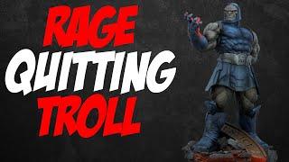 RAGE QUITTING TROLL!?! | Injustice 2 Darkseid Matches Online