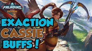 EXACTION CASSIE RANKED GAMEPLAY WITH BUILD AND GUIDE! PALADINS SEASON 4!