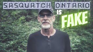 Sasquatch Ontario is FAKE  (cabin owner provided evidence)