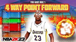 THIS "4-WAY POINT FORWARD" BUILD IS DOMINATING NBA 2K23 CURRENT GEN! GAME BREAKING BEST BUILD 2K23!