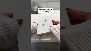 Unboxing the Airpods Pro 2 So excited! #shorts #trending #relatable #asmr #unboxing #tech