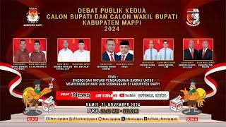 LIVE - Debat Publik Kedua Cabup dan Cawabup Kabupaten Mappi 2024 | 21 November 2024