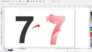 3D gradient text logo Design Tips & Tricks for Beginners - Experts  Kashif Aslam - CorelDRAW