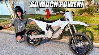 RIDING NEW STARK VARG ELECTRIC DIRT BIKE!