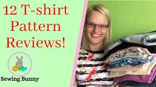 12 T shirt Pattern Reviews!