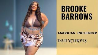 Who is Brooke Barrows ? Brooke Barrows Bio | American Curvy Model | Age & Height