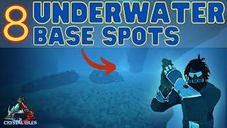8 Best Underwater Base Spots & Ratholes on Crystal Isles | Ark Survival Evolved