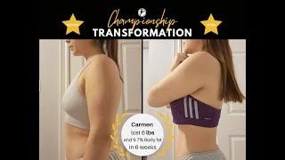 From Size M to XS: Carmen's Journey Through the Fight Fitness 6 Week Challenge