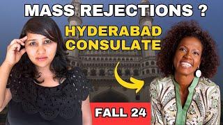 Student experience at Hyderabad Embassy -Unique questions & How to answer | USA F1 visa - Fall 24'