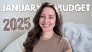 January 2025 Budget | No Buy Month, Giving Myself a Raise, and Roth IRA!!