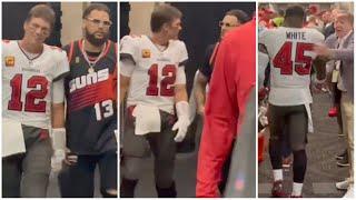 Tom Brady GREETS EJECTED Mike Evans After BUCS BEAT SAINTS 