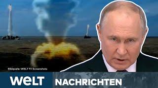 PUTINS PROPAGANDA-SHOW: "Sie sollten endlich begreifen"! – Kreml-Chef droht dem Westen I WELT STREAM