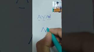 AYAN logo name design| comment your name #shorts #youtubeshorts #logo #ayan #trending