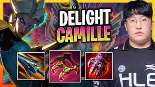 DELIGHT IS A GOD WITH CAMILLE SUPPORT! | HLE Delight Plays Camille Support vs Blitzcrank!