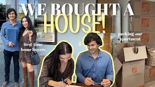 WE BOUGHT A HOUSE! moving vlog, packing, moving to Raleigh, first-time home buyers in North Carolina