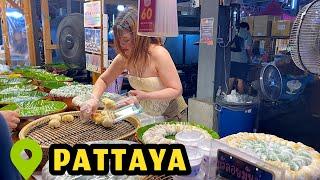 The BIGGEST Night Market In PATTAYA:Amazing Thai Street Food&Shopping Market-THEPPRASIT NIGHT MARKET