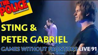 STING & PETER GABRIEL - GAMES WITHOUT FRONTIERS (LIVE IN THE NETHERLANDS 09 MAY 1991)