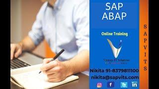 SAP ABAP training Video | SAP ABAP Online demo | SAP ABAP Training