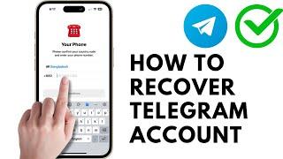 How To Recover Telegram Account Without Email Or Phone | Recover Telegram Account lost phone number