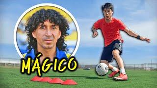 ¡EL FUTBOLISTA VAGO que SORPENDIÓ a MARADONA!  APRENDE  3 JUGADAS del MÁGICO GONZÁLEZ  