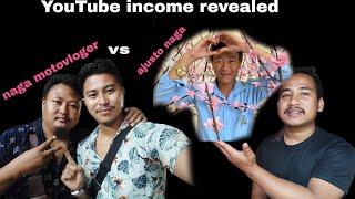 Ajusto naga vs Naga motovlogger youtube income revealed || All youtubers monthly income revealed