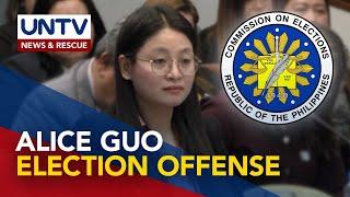 Comelec orders study on possible cases vs. Mayor Alice Guo