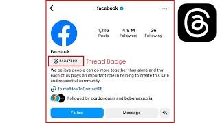 How To Add Threads Badge To Instagram