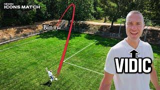 WHO WON THE TRICK SHOT BATTLE? FT. VIDIC DROGBA KAKA HAZARD