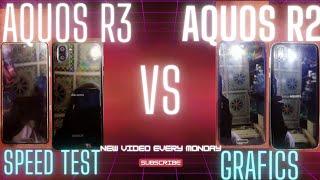 AQUOS R3 VS AQUOS R2  SPEED TEST GRAFICS