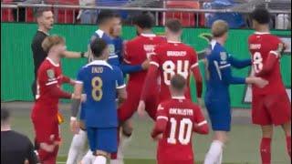 Conor Bradley vs Ben Chilwell  #LFC #carabaocup #fight  | Carabao Cup Final 2024