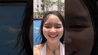 kenzy Ratu kolam renang joged tiktok