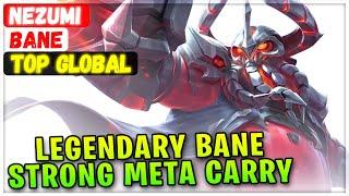 Legendary Bane, Strong Meta Carry [ Top 2 Global Bane ] Nezumi - Mobile Legends Emblem And Build