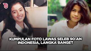 Foto foto lawas seleb era 90 an saat SMA, Mulan Jameela manglingi.