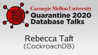 CockroachDB's Query Optimizer (Rebecca Taft, Cockroach Labs)