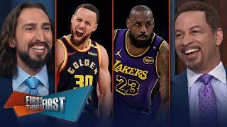 LeBron passes 50k points, Does Curry belong in the GOAT conversation? | FIRST THINGS FIRST