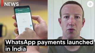 WhatsApp payments launched in India