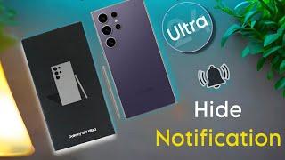 Samsung Galaxy S24 Ultra All Notification Settings | Hide Notification Content in Samsung S24 Ultra